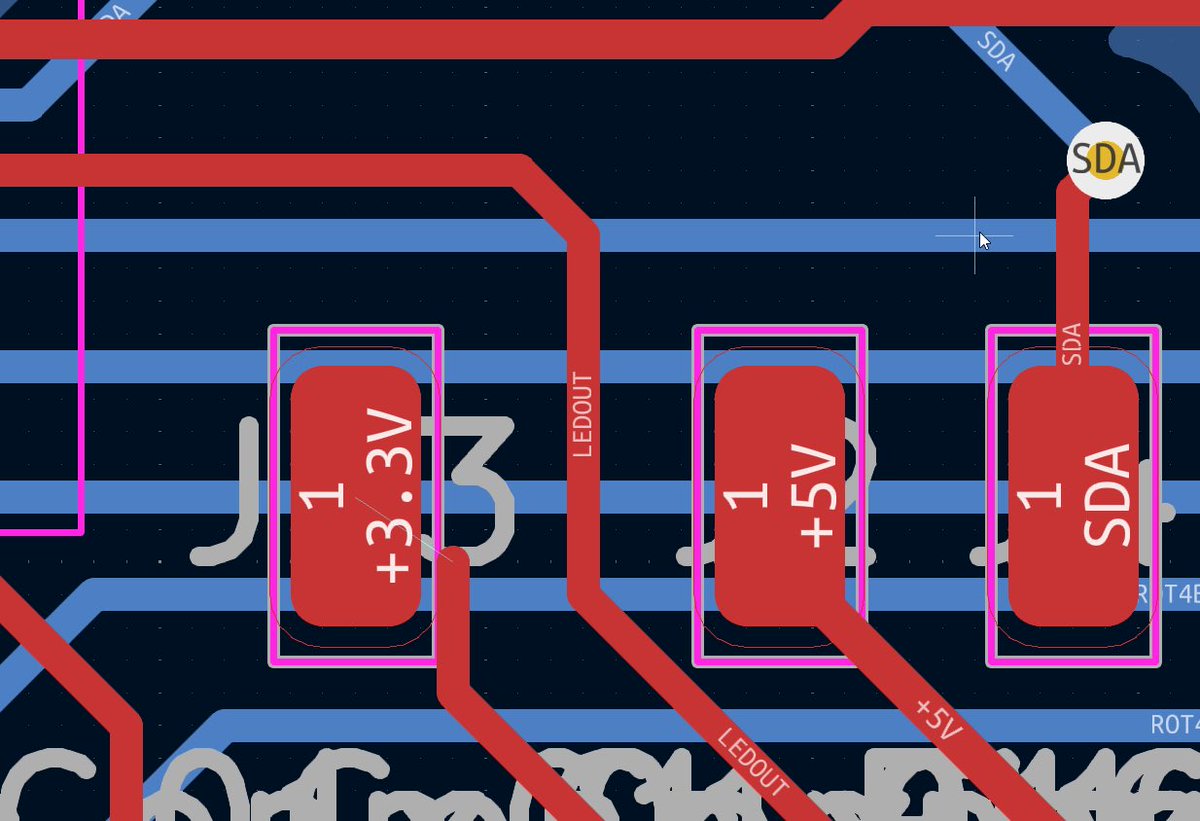 fleshsimulator's tweet image. how pcbs look when software engineers think they can do what we do