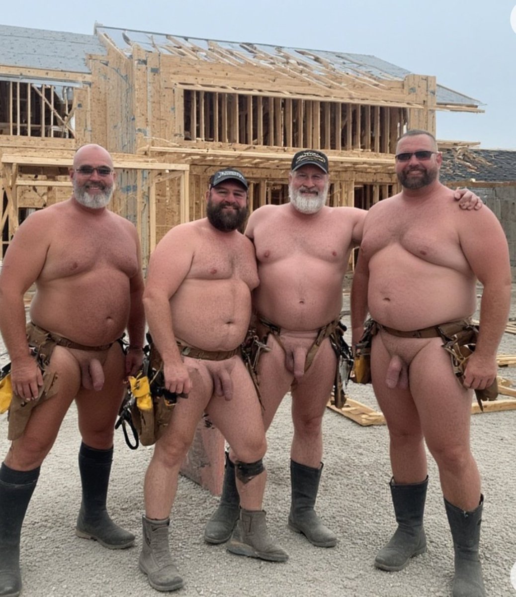 Work hard and build naked your neighbors will appreciate it!👍💦