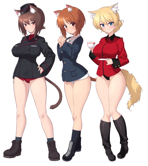 ウィッチ隊長ズ #このタグを見た人は自分の絵の太ももをのせる