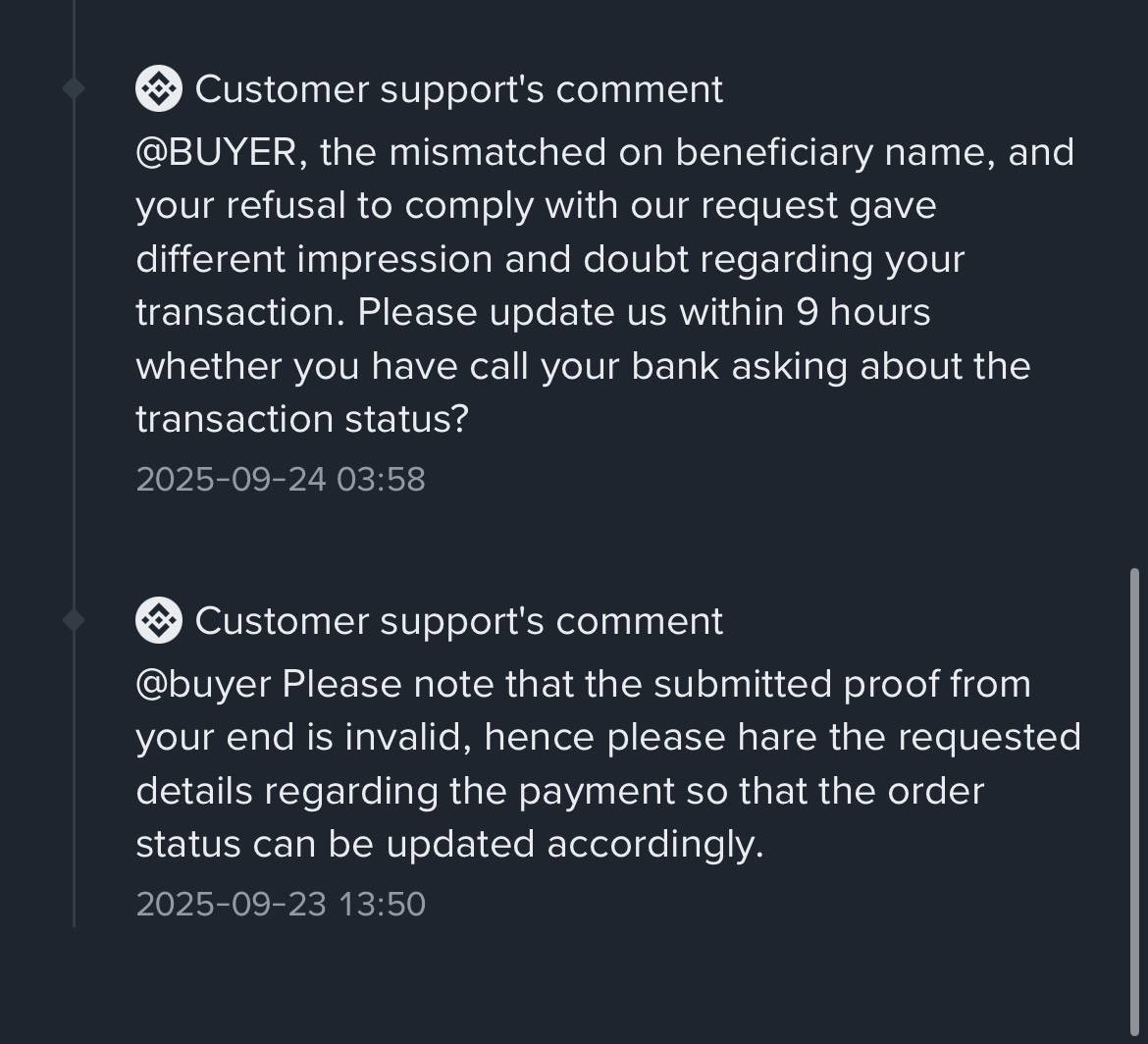 Sharifi_bd's tweet photo. @BinanceHelpDesk I will fill a complaint against the CS released this order! https://t.co/BlMij57pK2