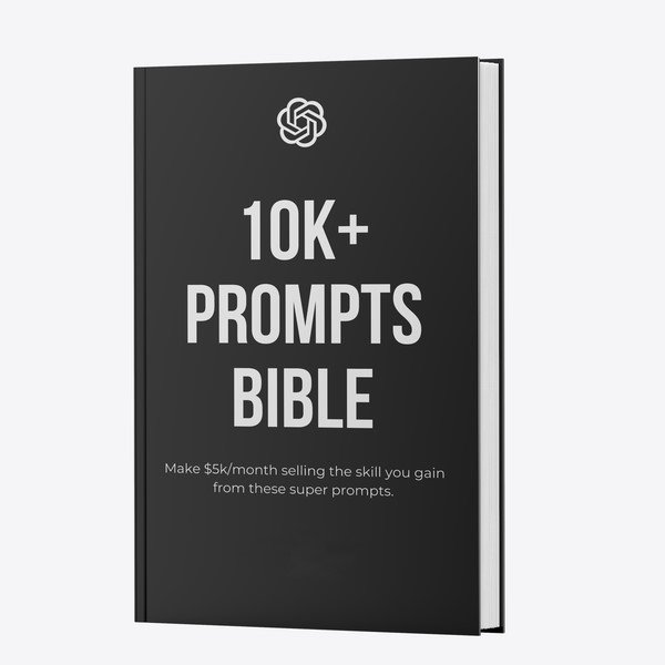 mrjackjohan03's tweet image. Prompt engineers make $120k-$300k yearly.
That's why I built "1000+ GPT-4 Prompts":
• 1000+ Prompts
• 5000+ AI Tools
• Tips, Tricks, Techniques & more.
And for 24 hours, it's 100% FREE!
To get it, just:
1. Like & RT
2. Reply "Prompts"
3. Follow me for DM,