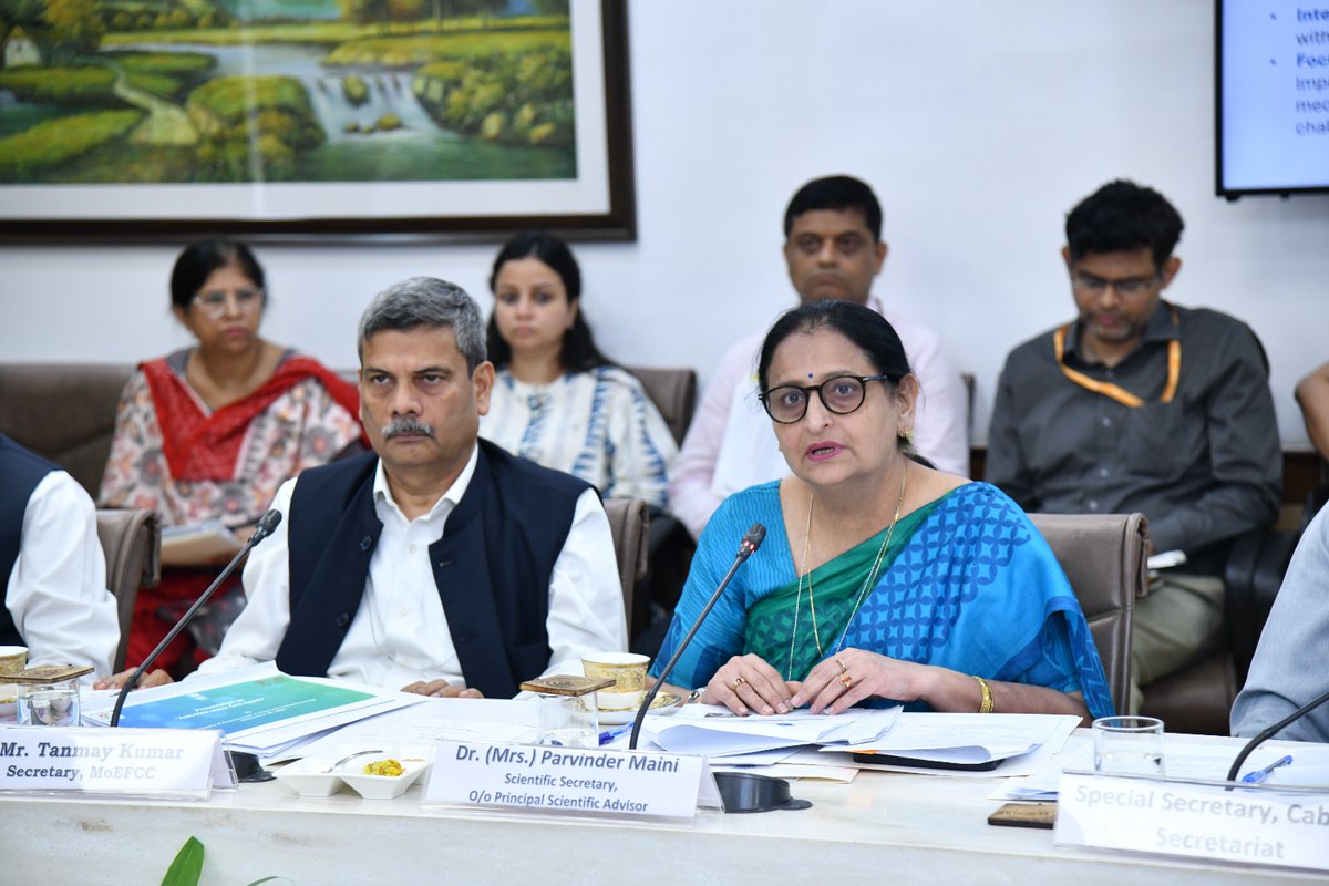 Scientific Secretary O/o PSA Dr Parvinder Maini presented the strategy &amp; actions for effective engagement of Centre &amp; States/UTs in 2nd Executive Steering Committee Meeting of National One Health Mission. Advocating 4-tier governance model, Dr Maini appealed for youth engagement.