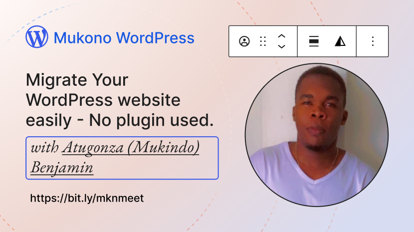 Got a <a href="/WordPress/">WordPress</a> site that needs to move hosts or domains? Instead of relying on plugins, learn the manual way.
Today at 3PM GMT+3.
Secure your spot → bit.ly/mknmeet
Tag someone who needs this! #WordPress #Migration #CodeLife