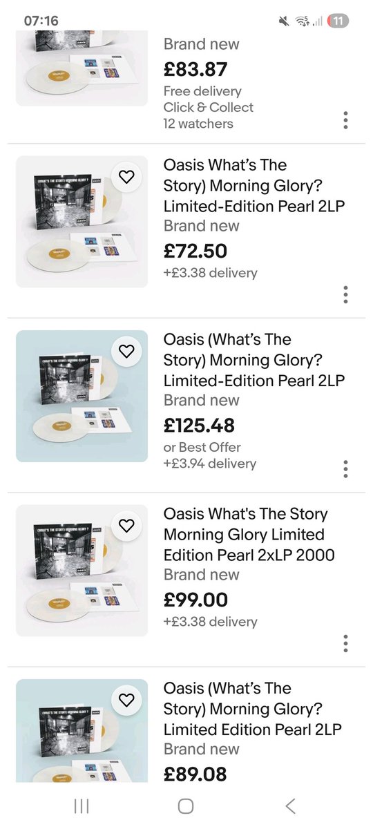 BMalocca's tweet photo. Got no email yesterday about new morning glory pearl can ye help me out brian 😃 ebay full of them already absolute joke 
@MicrodotCreativ 
@oasis 
@scyhodotcom https://t.co/dXKUBQNtbv