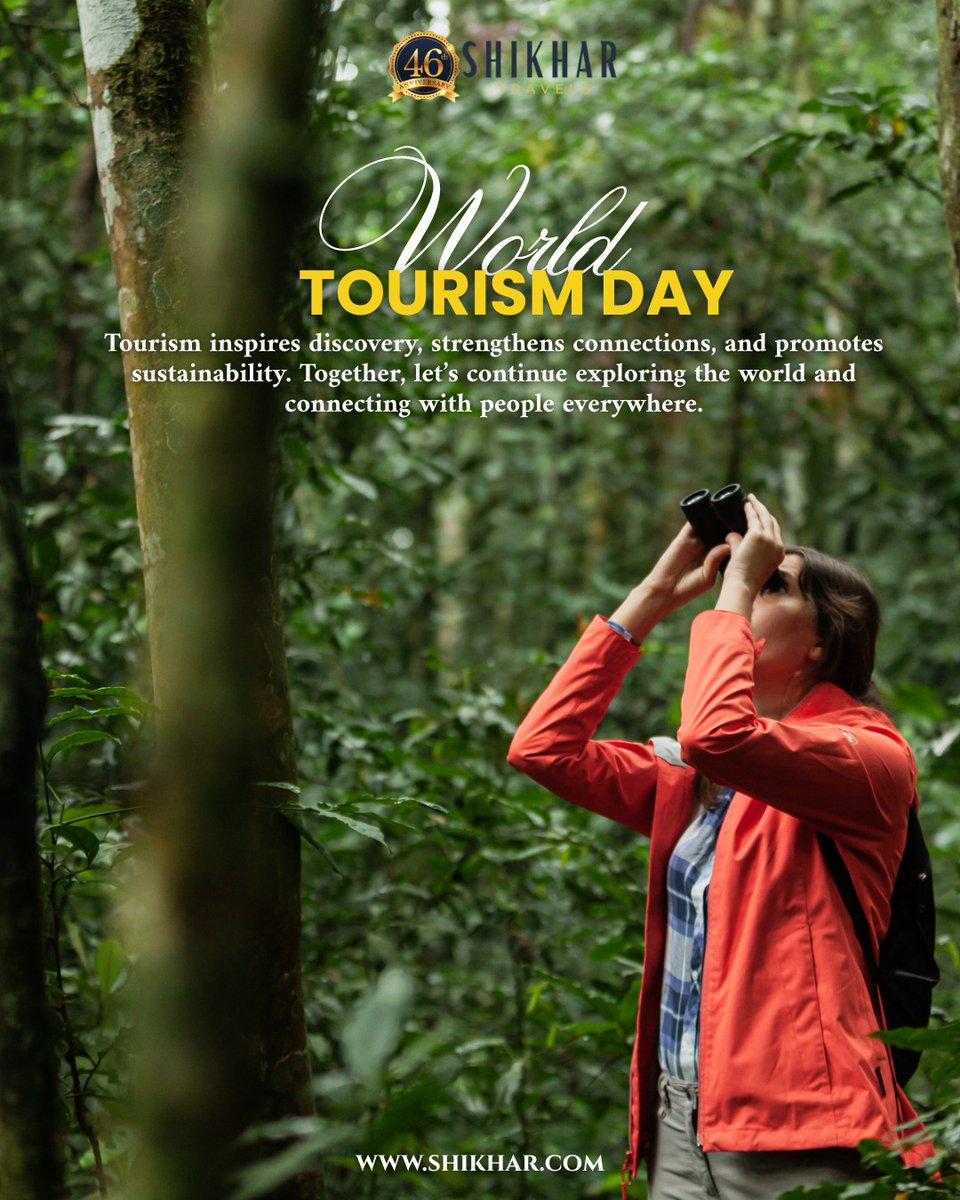 🌏 Happy World Tourism Day! 🌏
Let’s celebrate the power of tourism in bringing the world closer together. 💙

#WorldTourismDay #TravelMore #ExploreTheWorld #TourismForAll #Wanderlust #TravelCommunity #IncredibleIndia #DiscoverEarth #SustainableTourism