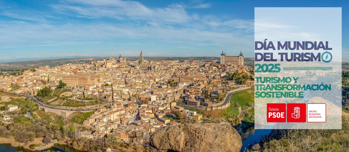 📰 Toledo, Ciudad Patrimonio de la Humanidad, abre sus puertas al mundo

En el #DíaMundialDelTurismo 🌍 celebramos siglos de historia 🏰, arte 🎨 y cultura 📜 que laten en cada calle y plaza, promoviendo un turismo y transformación sostenible ♻️🌱. 🌹
