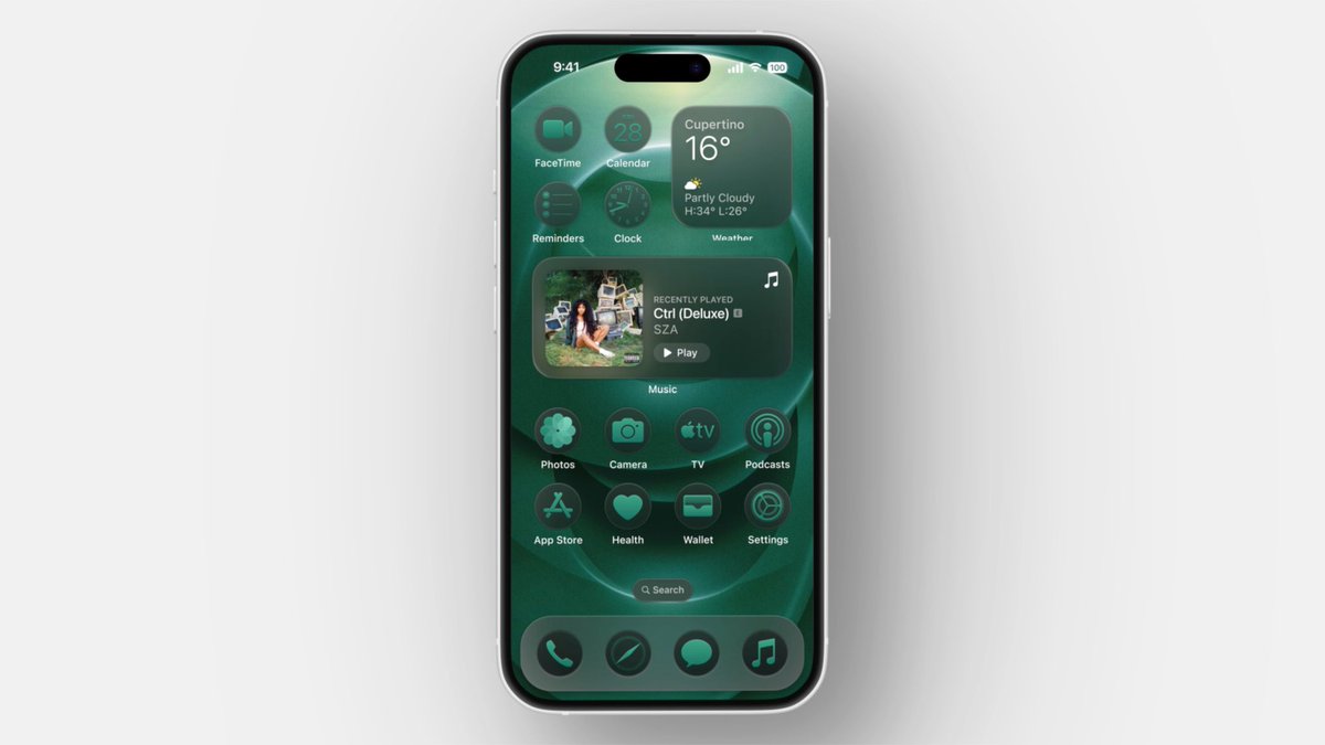 TechMtk's tweet image. iOS 26 is here with Liquid Glass design—translucent menus, AI-powered Lock Screen scenes, and smarter Siri! Paired with iPhone 17&apos;s 48MP cameras, it&apos;s a game-changer. Upgrading yet? #iOS26 #Apple #TechNews