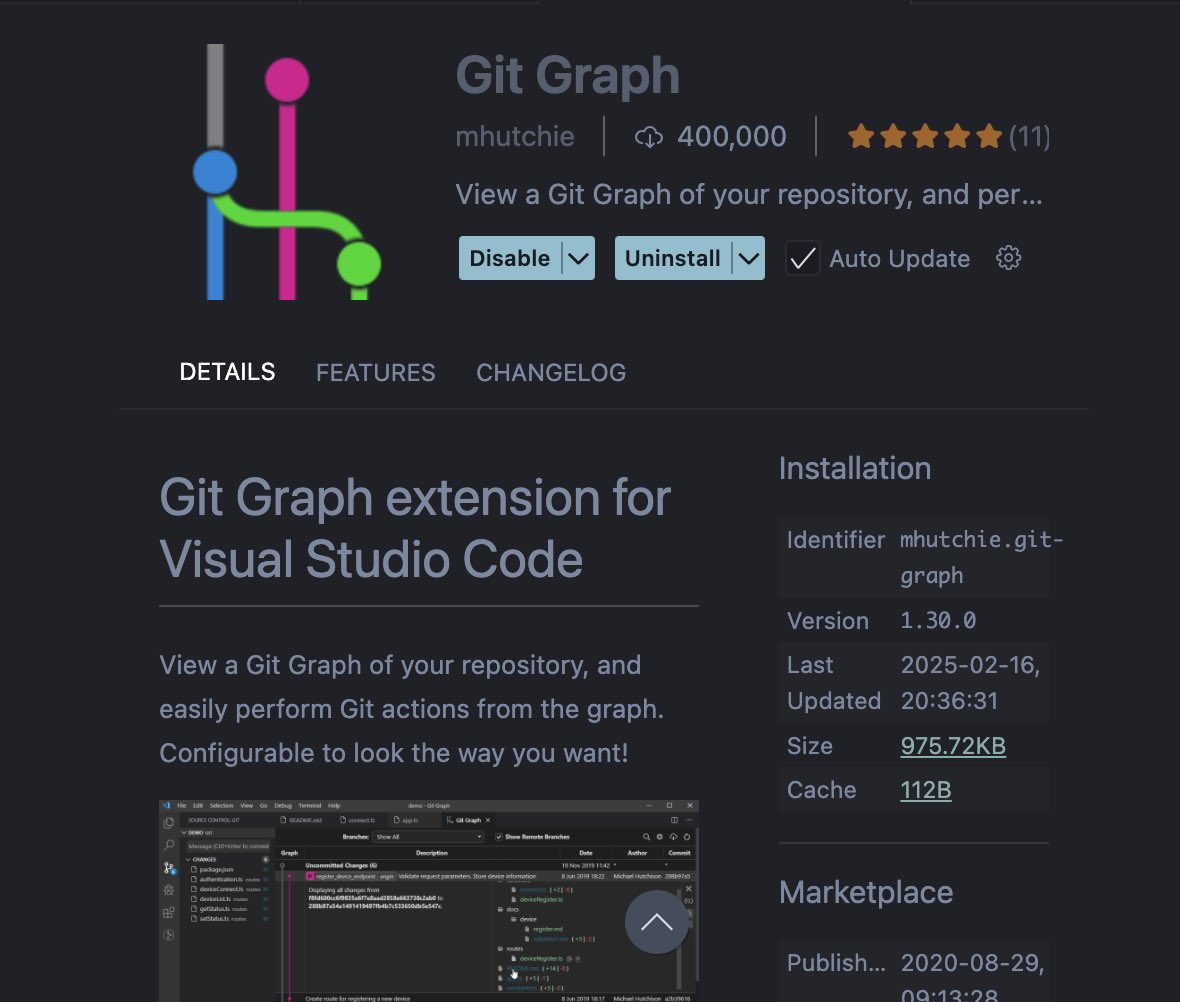riku720720's tweet image. Git graphっていうvscodeの拡張機能使えばマウスぽちぽちでできて簡単だよーって教えてあげたい。