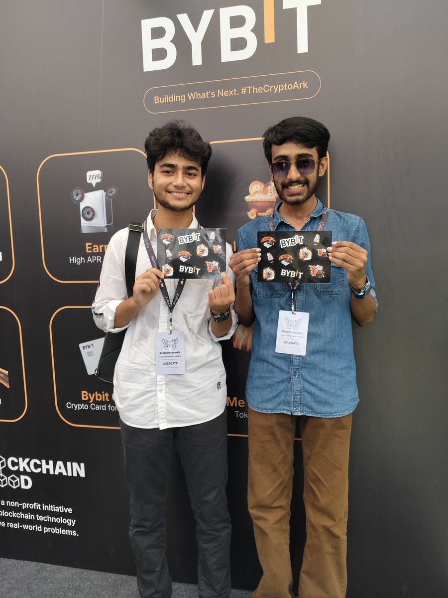 raza_arham_'s tweet photo. Just arrived at Metamorphosis 🚀 — amazing vibes all around! Big shoutout to the @Bybit_Official booth for being here
With my buddy @SyedShadaan85 https://t.co/KTtuRTdpOz
