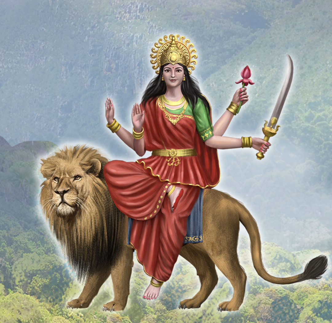 On Day 6 of Navratri, we worship Maa Katyayani — the fierce form of Shakti, symbolising courage, righteousness, and victory over evil. May her divine strength empower your path and fill your life with love, harmony, and prosperity. 🌸🙏

#MaaKatyayani #NavratriDay6