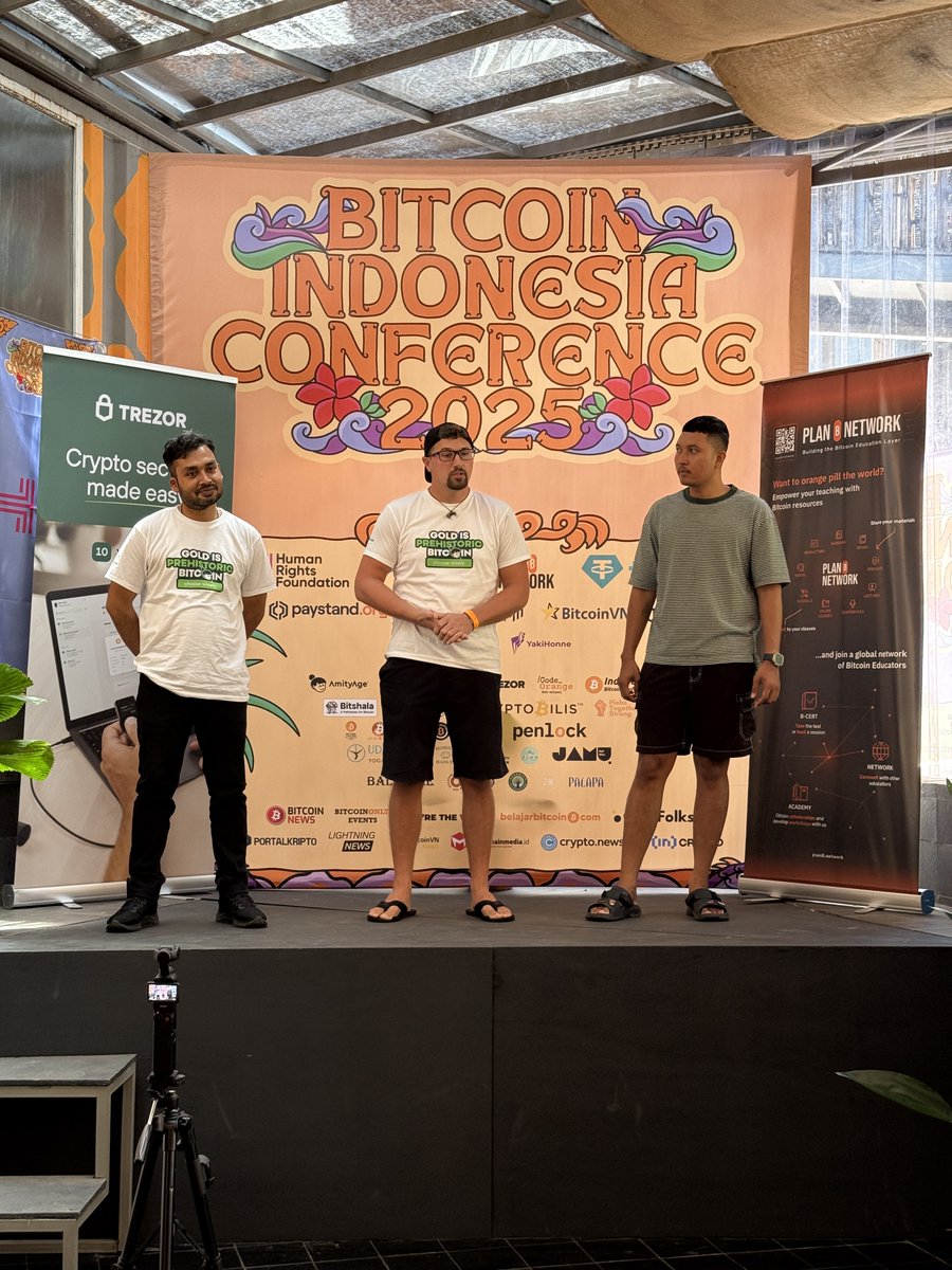 Some Clicks from Bitcoin Indonesia Conference Bali 2025! Amazing  experience, inspiring people, and great vibes. Grateful to be part of this  crypto community! 🧡🇮🇩#BitcoinIndonesia #Bali #Bitcoin2025