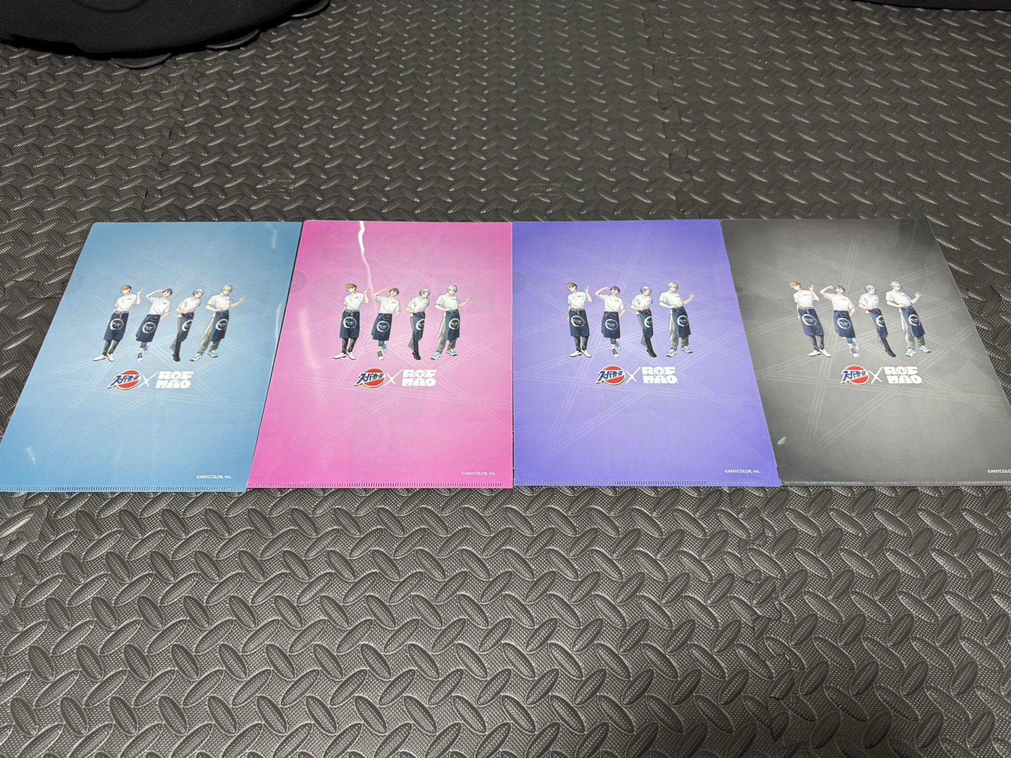 ろふまお ROF-MAO×スーパーカップ オリジナルクリアファイル4種セット