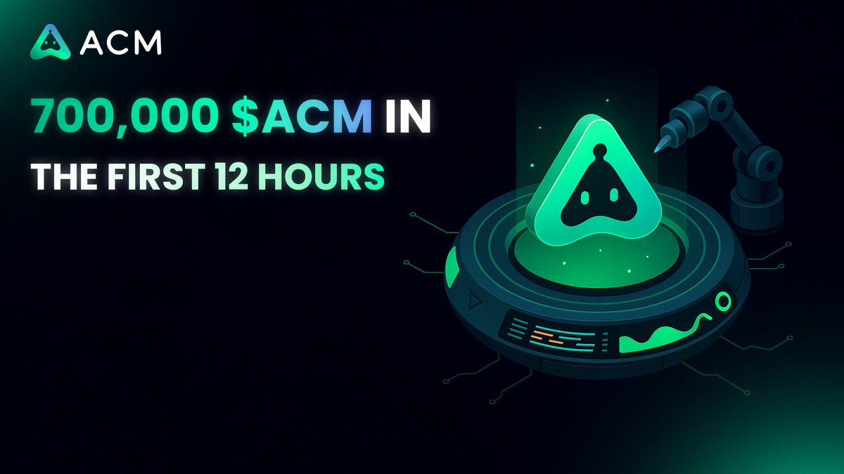 ACM_Plus's tweet image. 🔒The single-token ACM staking program is hotter than ever!
Over 700,000 $ACM were locked within the first 12 hours after launch.
What are you waiting for? Join now.
#ACM #Web3 #Privacy #Staking