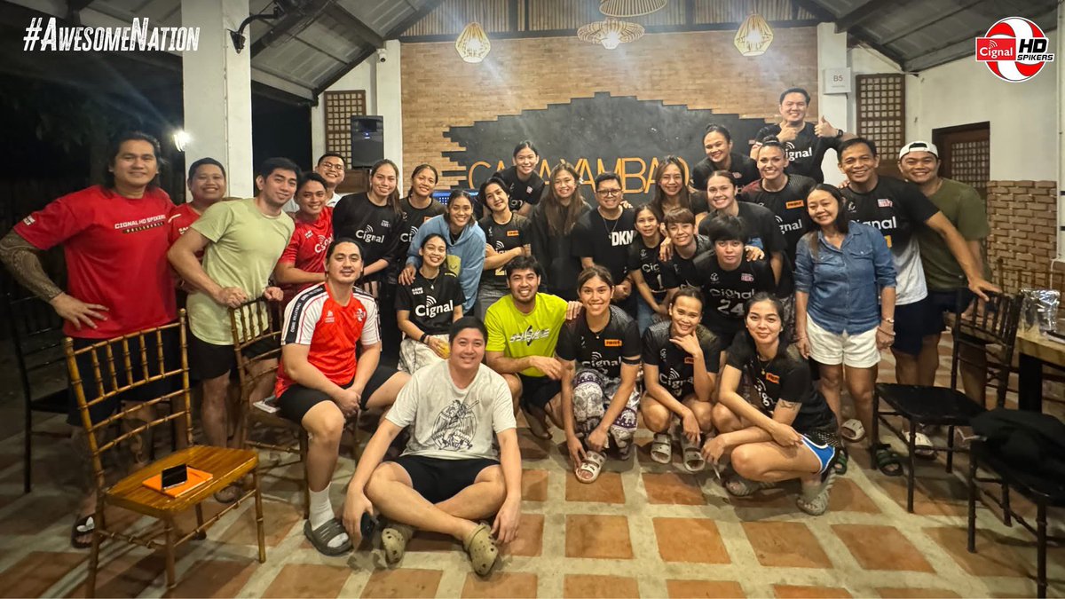 STRONGER, AWESOME TOGETHER 🫱🏻‍🫲🏽

Team Awesome is having a blast at their team building, forging stronger bonds as they gear up for the 2025 PVL Reinforced Conference!

#AwesomeNation #Cignal #PVL2025
📸 FB