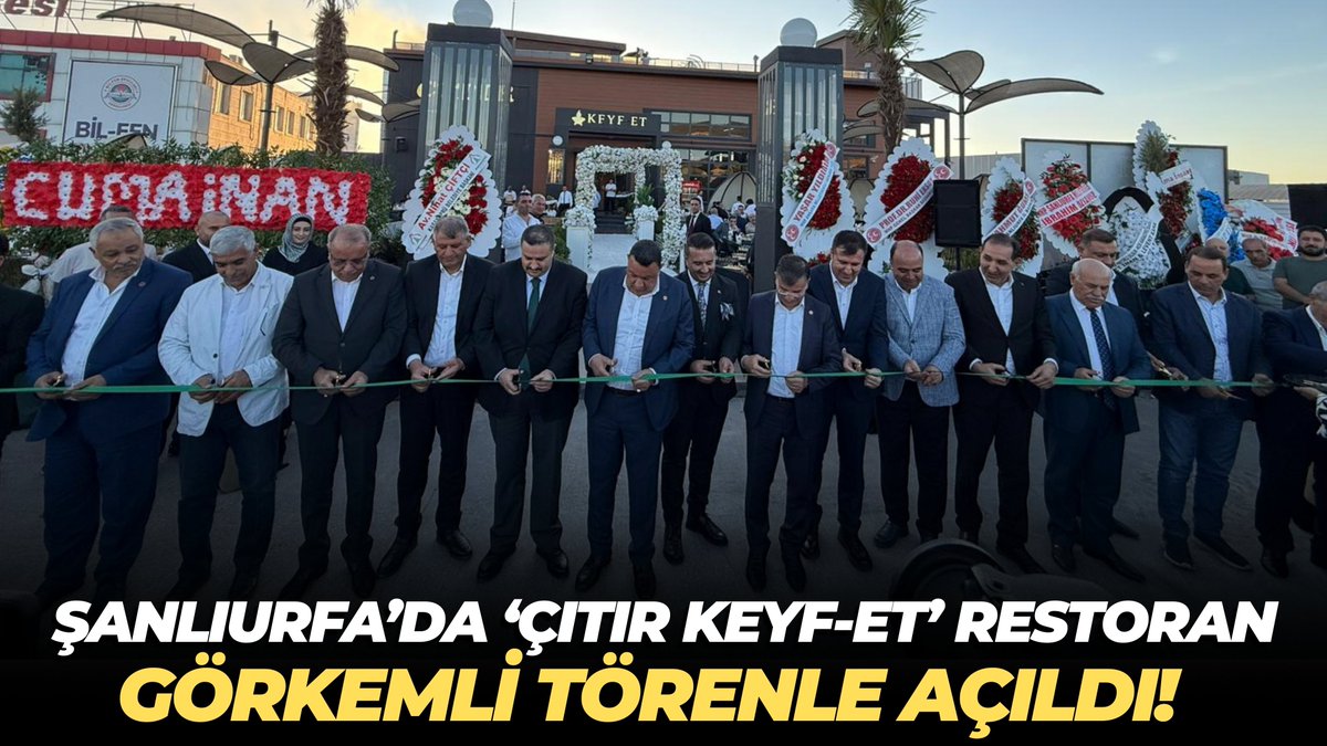Şanlıurfa’da ‘Çıtır Keyf-Et’ Restoran Görkemli Törenle Açıldı
<a href="/leventkama63/">Levent Kama</a> <a href="/malicevheri/">𝐃𝐫. 𝐌𝐞𝐡𝐦𝐞𝐭 𝐀𝐥𝐢 𝐂𝐞𝐯𝐡𝐞𝐫𝐢</a> <a href="/nihatcftc/">Nihat ÇİFTÇİ</a> <a href="/iozyavuz1963/">İbrahim Özyavuz</a> <a href="/mgmahmutgunes/">Mahmut Güneş</a> <a href="/ayhanhakimm/">Ecz. Abdülhakim AYHAN</a> 
DETAYLAR 👇👇👇
urfanatik.com/sanliurfada-ci…