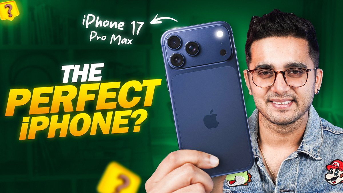 iPhone 17 Pro Max launches with major upgrades — bigger battery, 48MP triple cameras, the new A19 Pro chip and more. But the real question is… is it really worth the higher price tag?

Watch full review to find out- youtu.be/SgltQ9SH07A

#iphone17promax #TechReview #apple