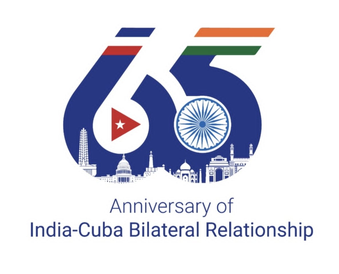 #Cuba and #India, 65 years of bilateral diplomatic relations based on mutual respect, friendship and cooperation.