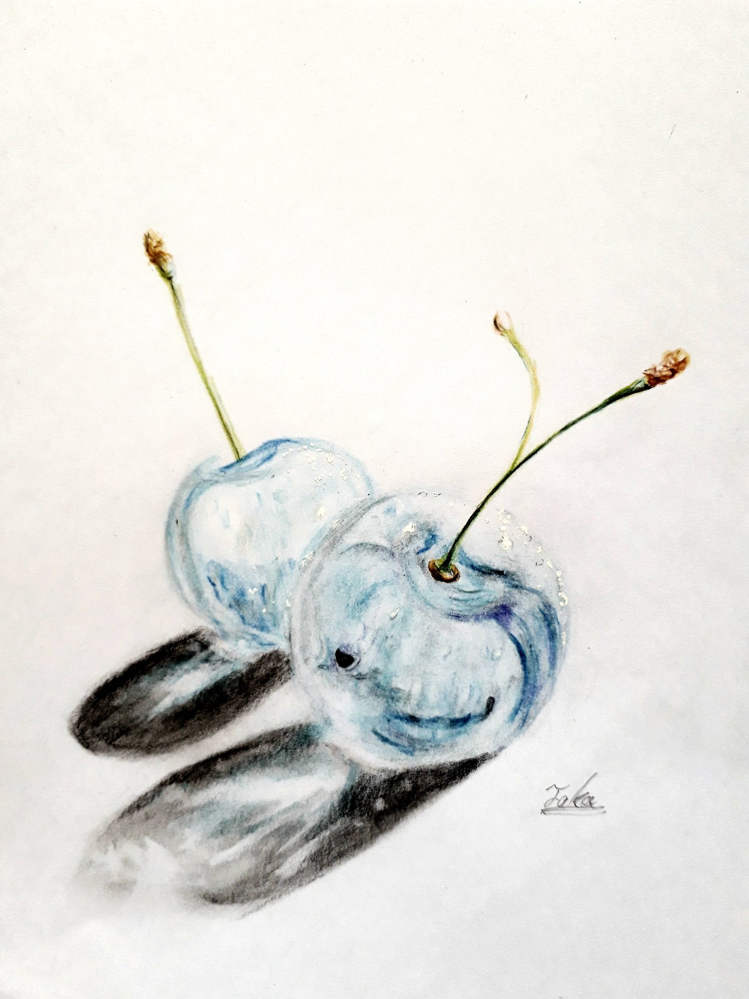 油絵＆鉛筆画 絵画 油絵 金富士と桜 F50号 （岡島哲夫） 【肉筆】【油絵