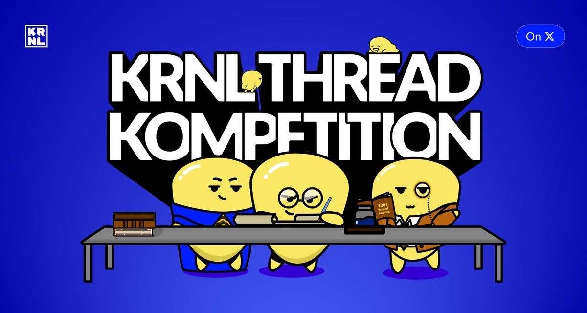 Listen up fam—

<a href="/KRNL_xyz/">KRNL Labs</a> isn’t here to drop just a testnet.
It’s sparking a movement.
The story begins with us—your threads, your posts, your ideas.

⏳ Deadline: Sept 30
Be part of the first chapter, or fade into the margins. ⛓️
Info here: x.com/KRNL_xyz/statu…

#KRNL <a href="/Galxe/">Galxe</a>