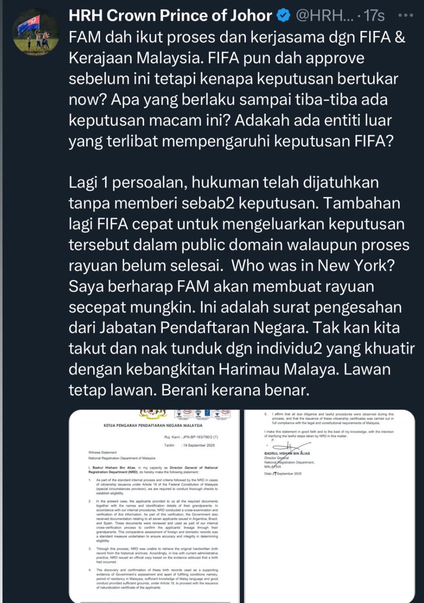 Zulhelmi Zainal Azam tweet media