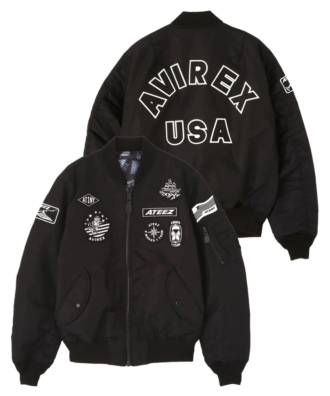 【新品】コラボ AVIREX × MANASTASH × BEAVER MA-1 us_online_store on X: 