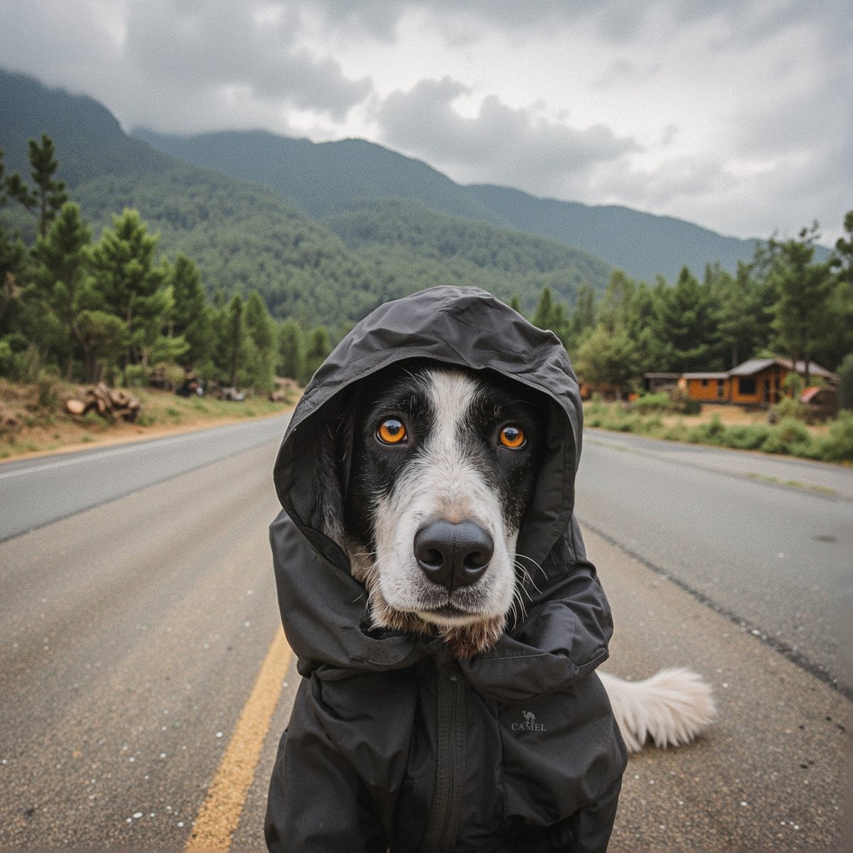 Cameloutdoorus's tweet photo. We have a question for all the dog parents out there. On rainy days, are you really giving your CAMEL jackets to your dogs? 😂

Because we might have to consider making a dog raincoat. Let us know if you need this to happen! 👇

#doglife #hikingwithdogs #GoForwardWithCamel https://t.co/tIgx62682f