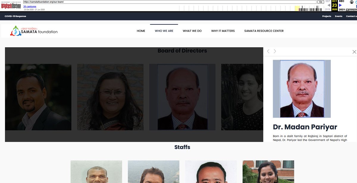 BrianJBerletic's tweet image. 🇺🇸🇳🇵More Covering Up US-Meddling in Nepal - Entire Webpage Deleted to Cover up US Ties 

Mandan Pariyar, appointed as Minister of Agriculture in Nepal&apos;s &quot;interim&quot; gov set up after US-backed unrest toppled the previous government - directed the Samata Foundation - funded by the US…