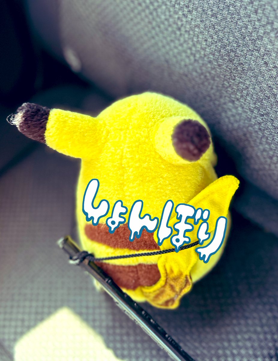 鬼滅の刃🎞️📽️見に行くんピ🗡️⚡️
気合入れて刀で練習してたのに家に大切な刀を家に忘れ落ちこむピカチュ(｡:(ｴ):｡)