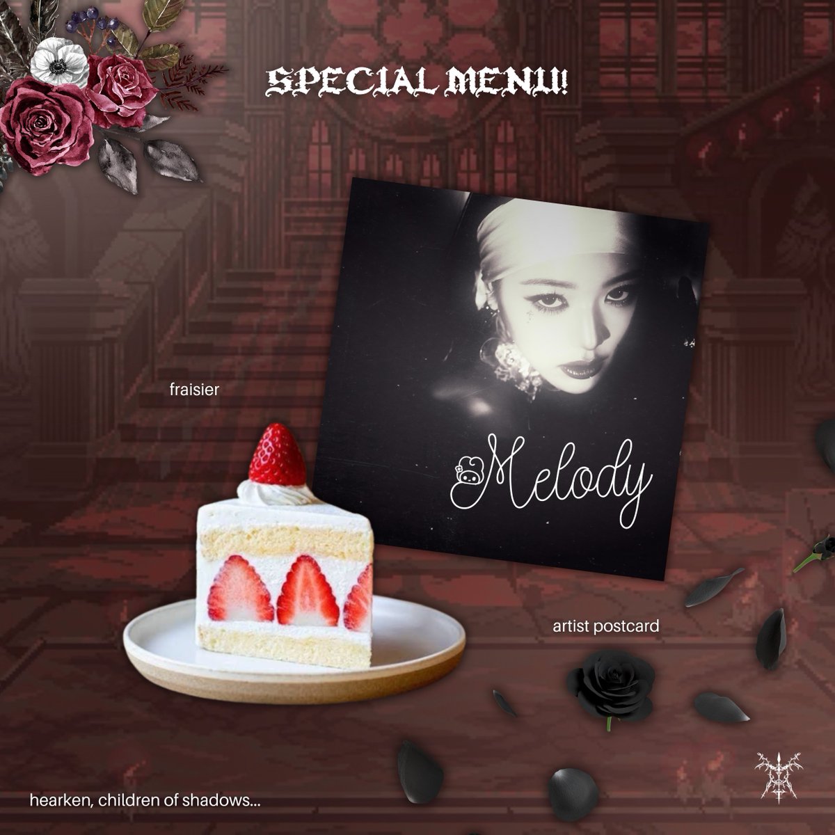 DIORneyToYou's tweet image. ⠀⠀

͏ ͏  ❪  𝐉𝐎𝐔𝐑𝐍𝐄𝐘 𝐓𝐎 𝐘𝐎𝐔  ❫     ⌕    DELIVERY !
                𓍢ִ໋🦇 ݁ ˖ִ ࣪  *    @woesence  ♡⸝⸝
    ಇ.  let the day’s fleeting joy and the feast’s dark sweetness be yours.

⠀⠀