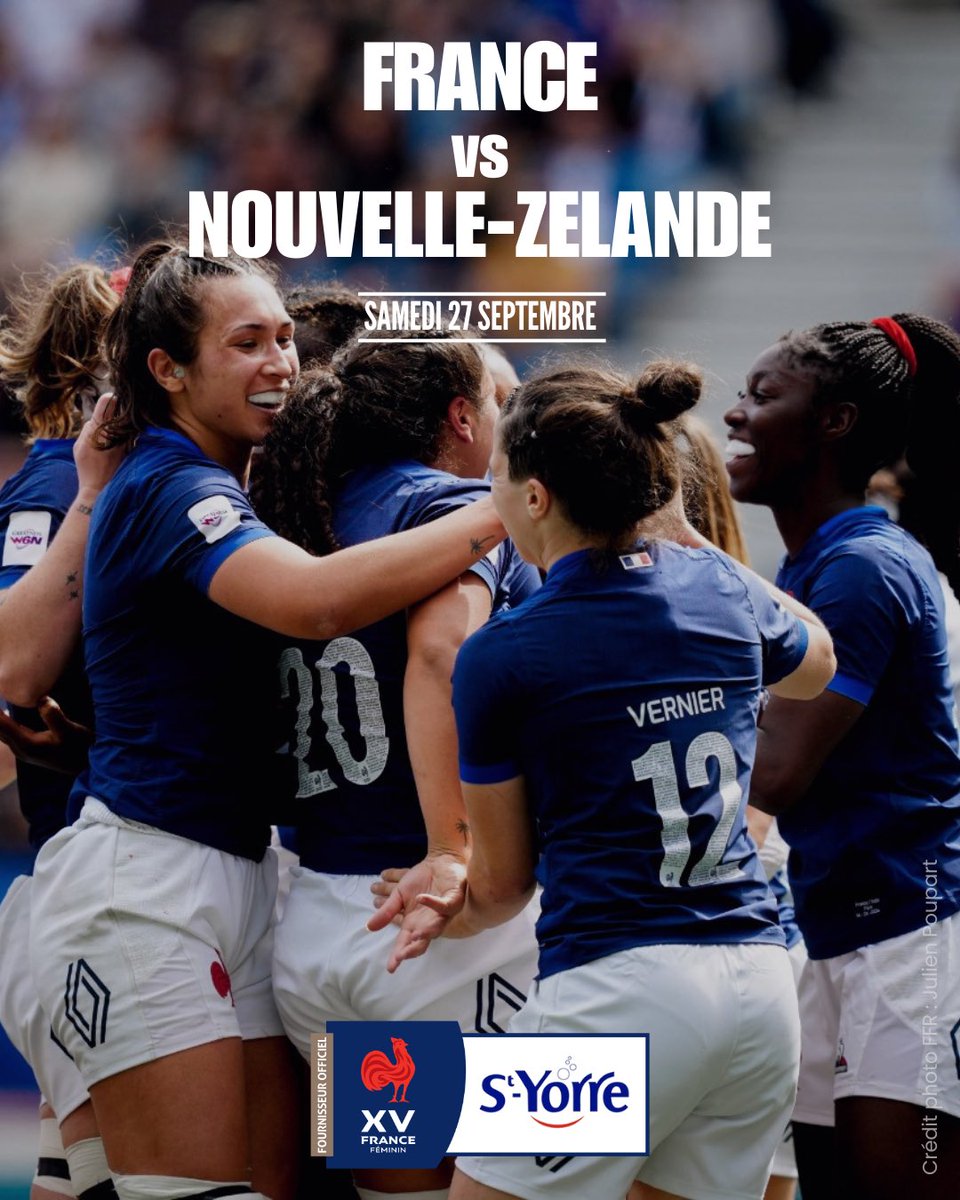 J🐓UR DE M🐑TCH 

Finir en beauté !

St-Yorre est fier de soutenir les Bleues 🤩

#SoifdeVictoire #FRANZL #XVdefrance #RWC2025