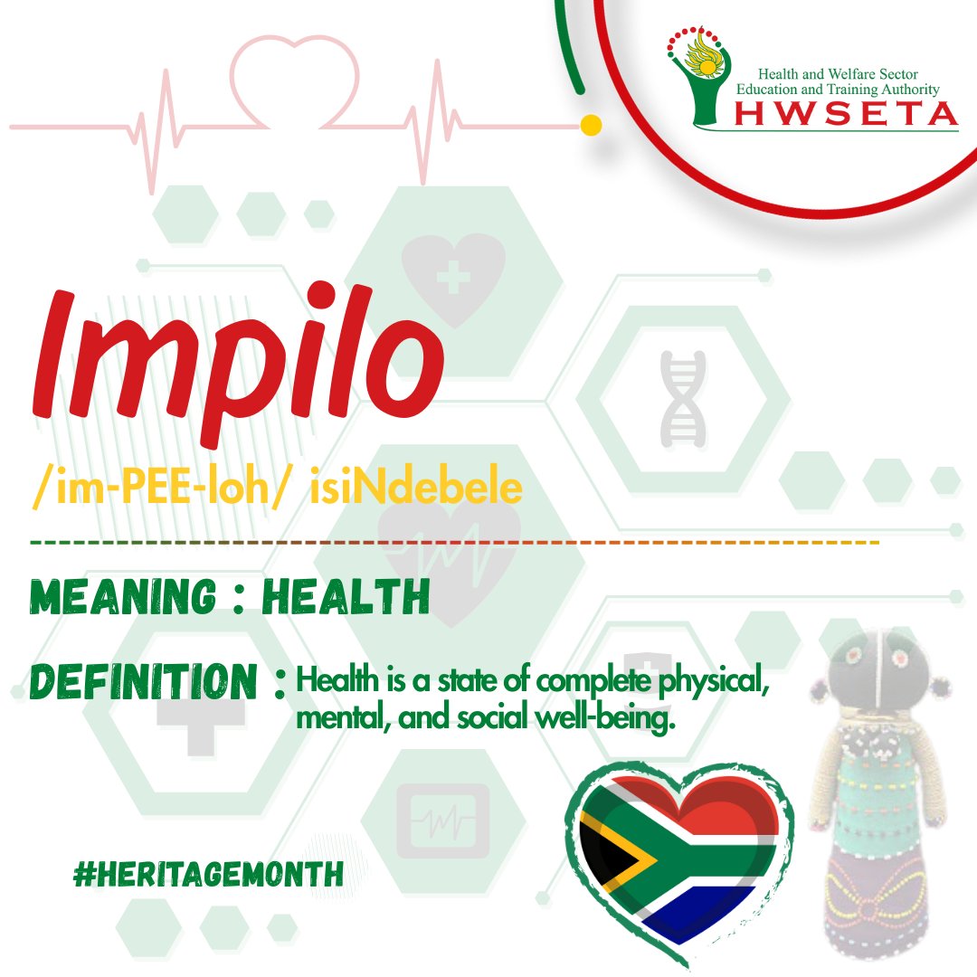 🌟Heritage Month is a celebration of who we are and what connects us. 🌟
Among all our words, one stands out — health — because it sustains our people, our traditions, and our future.
#HeritageMonth #Health #HWSETACares