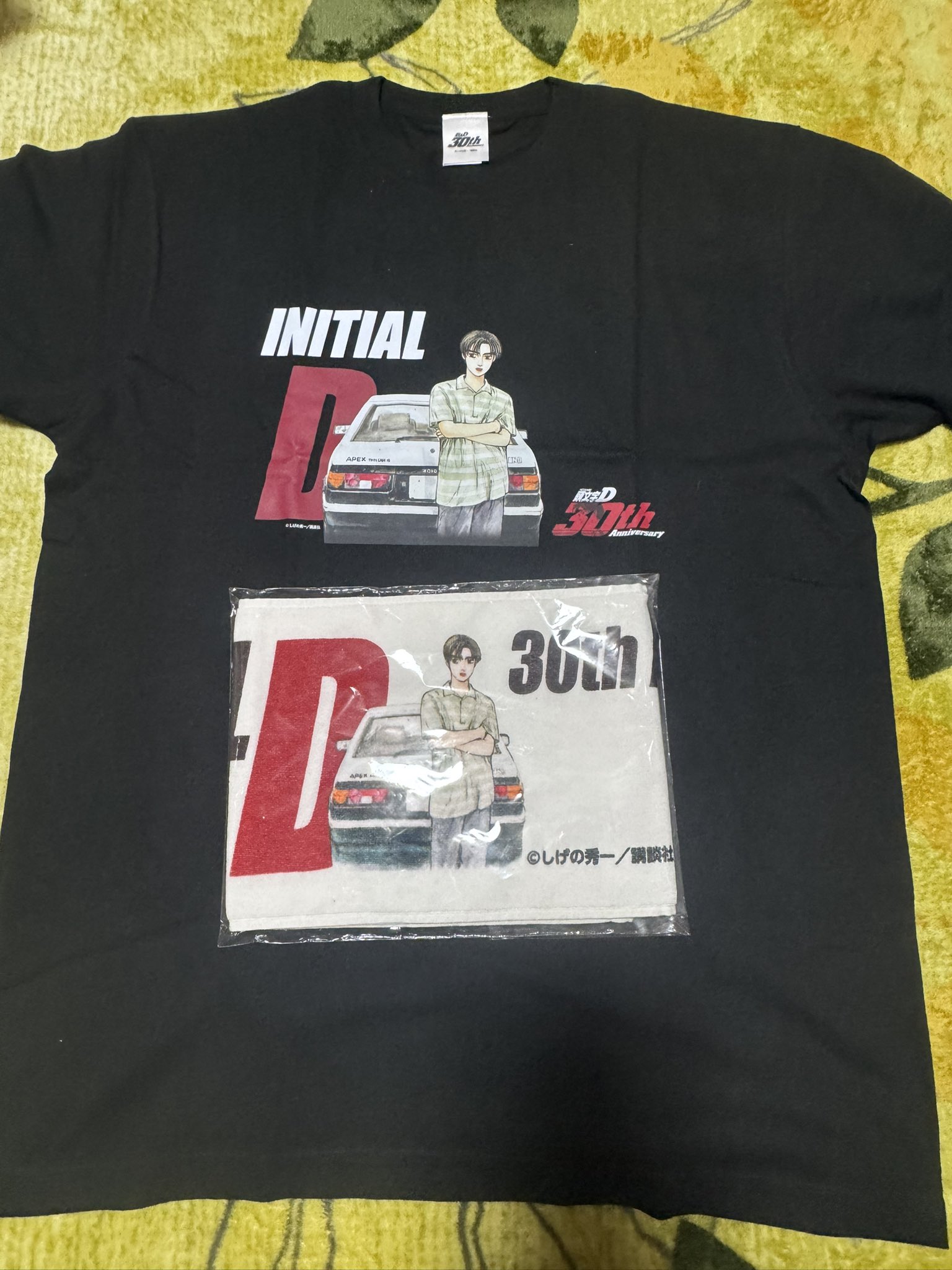 頭文字D 30th 富士スピードウェイ キービジュアル Tシャツ XLサイズ 9月13・14日「頭文字[イニシャル]D 30th Anniversary 2days」を開催