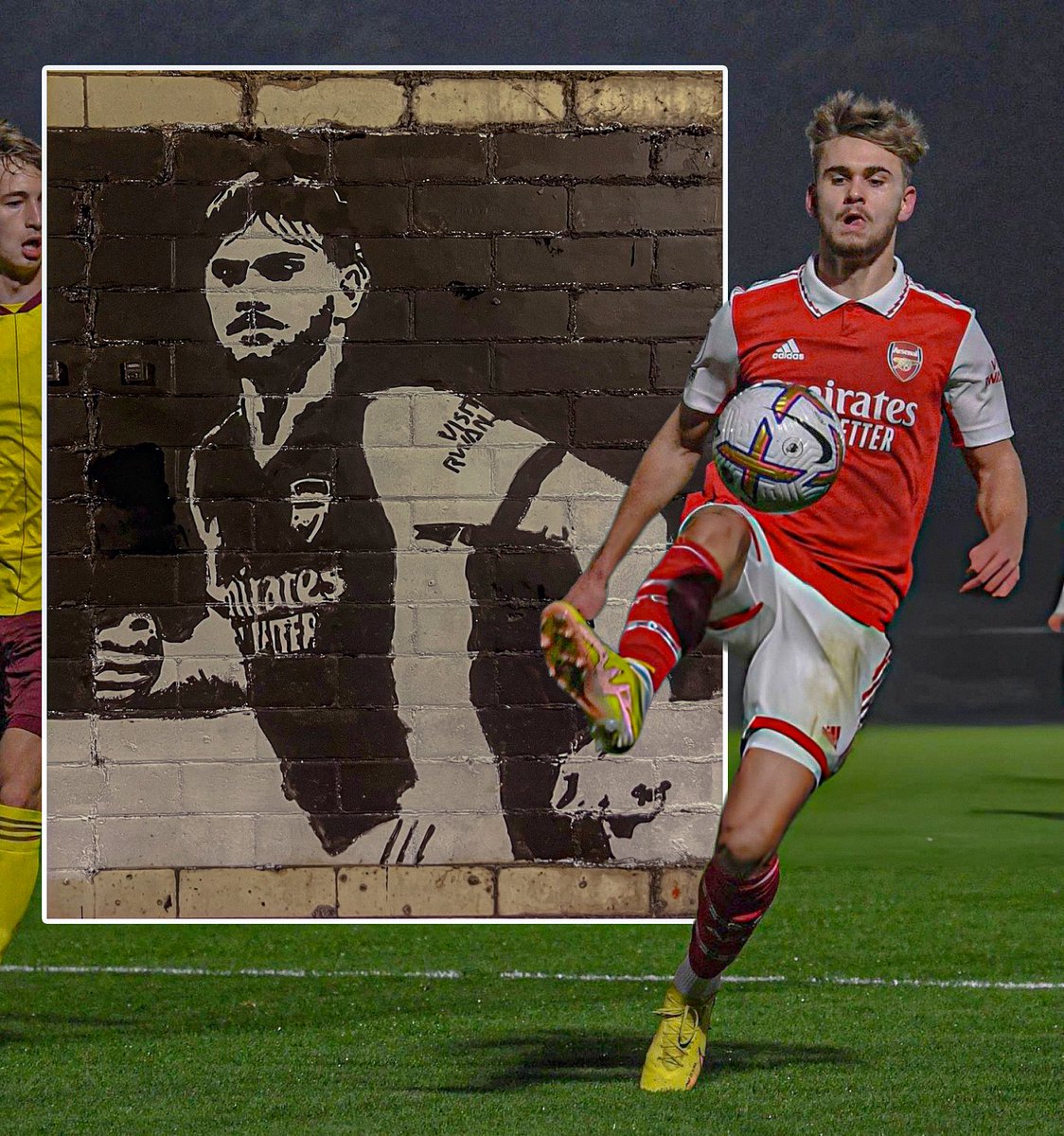 The Northbanksy with a Billy Vigar mural outside the Emirates Stadium.

You won’t be forgotten, Billy. ❤️