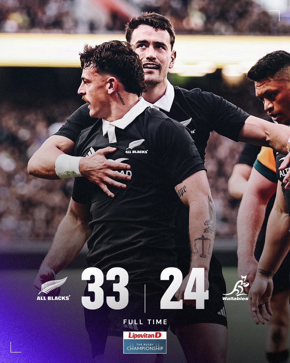 The Bledisloe Cup is staying in Aotearoa 🖤