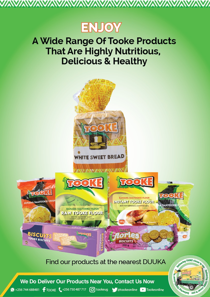 Check out our range of <a href="/tookeonline/">Tooke</a> product,  flours and crunchy crisps to delicious bread and biscuits — TOOKE brings you a wide range of healthy, tasty, and locally made products 

📍 Find TOOKE products at your nearest duuka and taste the power of green banana goodness!