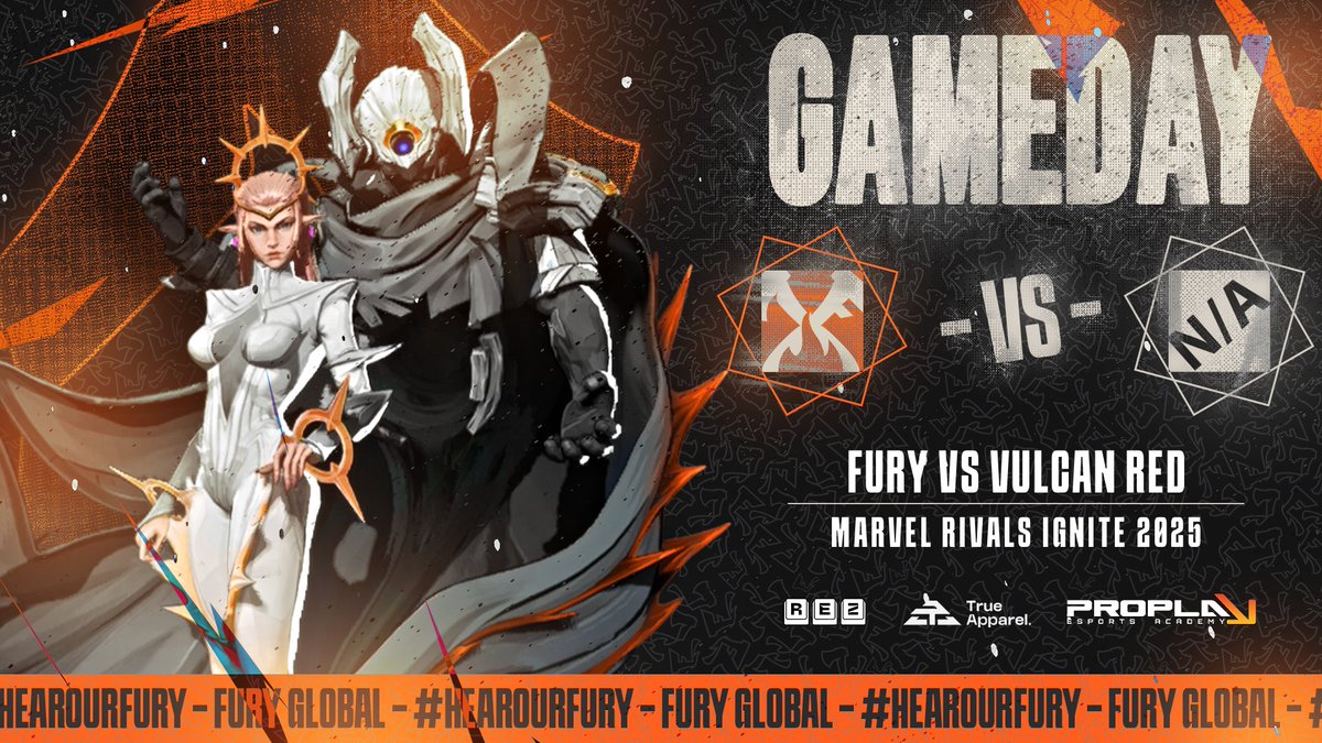 FURY_Global's tweet image. More Marvel Rivals today 😎

🆚 @VulcanRedEsport
🕘 9pm AEST
📎 twitch.tv/marvelrivals

#HearOurFURY🔥