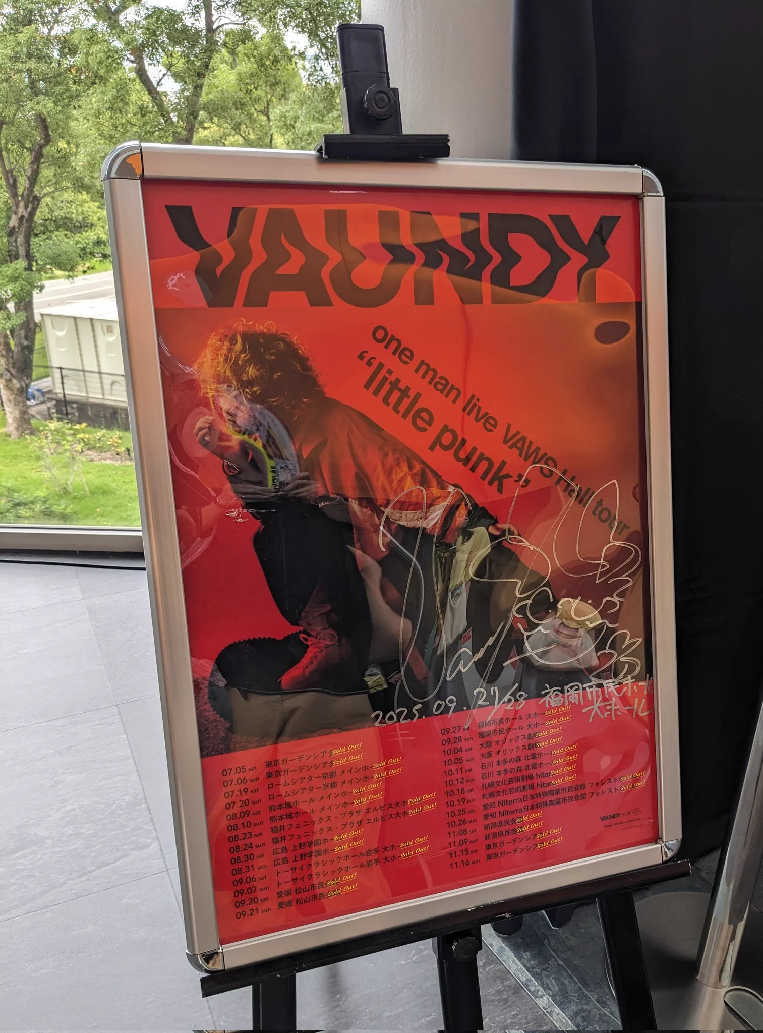 Vaundy little punk 会場限定 B2サイズ オリジナルポスター Vaundy「little punk」ツアー、福岡公演で全28公演ソールドアウトの