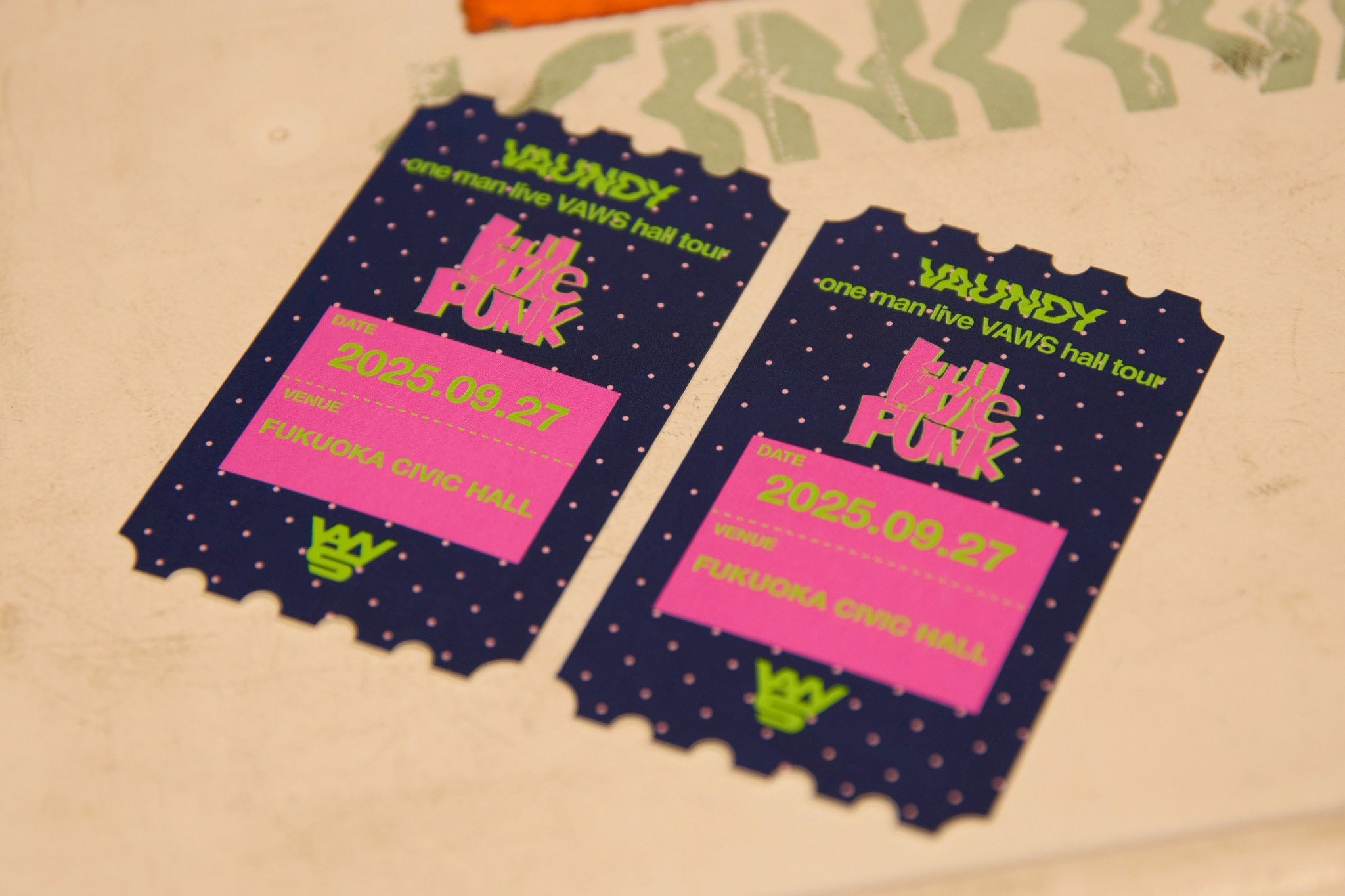 vaundy VAWS premium live house tour グッズ Vaundy_ART Work Studio on X: 