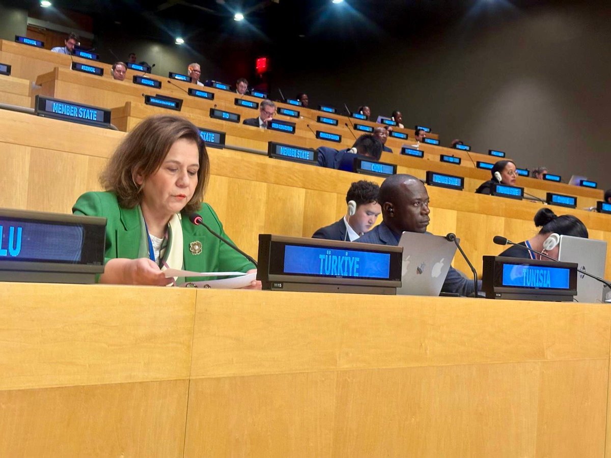 Deputy Minister Ambassador Berris Ekinci attended the first "Biennial Summit for a Sustainable, Inclusive and Resilient Global Economy” on the margins of the 80th Session of the UN General Assembly.
 
In her remarks, Ambassador Ekinci expressed Türkiye’s commitment to advancing