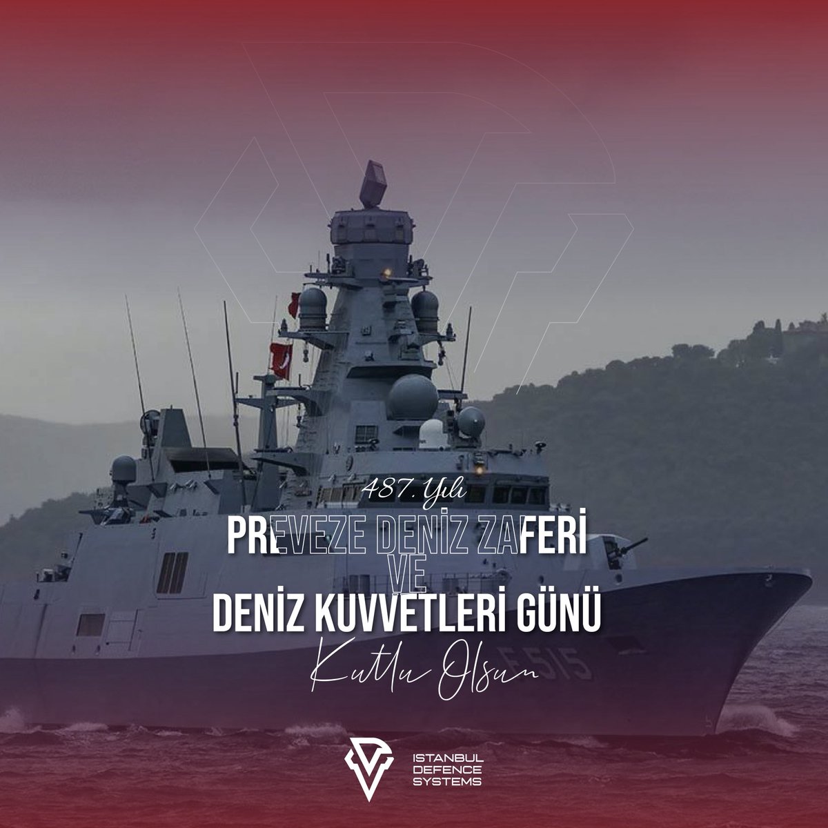 Mavi Vatan’da dalgalanan şanlı bayrağımız, sadece bir sembol değil, milletimizin özgürlük iradesinin güçlü bir göstergesidir. Preveze Deniz Zaferi ve Deniz Kuvvetleri Günü kutlu olsun.

#IstanbulDefenceSystems