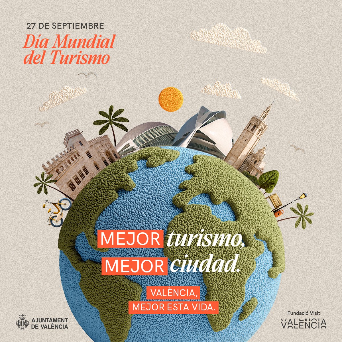 🌍En el #DiaMundialDelTurismo destacamos el Plan Estratégico de Turismo Sostenible 2025-2028 de #València que apuesta, a través de una gobernanza colaborativa, por un turismo de calidad que esté al servicio de la ciudad, equilibrado, humano y sostenible.
#WorldTourismDay #WTD2025