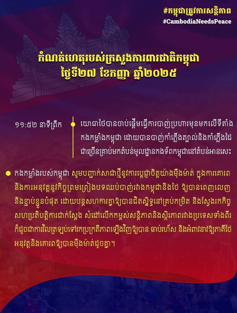 Ct24153402's tweet photo. #កម្ពុជាត្រូវការសន្តិភាព
#CambodiaNeedsPeace https://t.co/4mpC0QuHXF