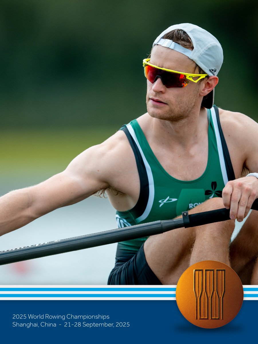 🚩 FINAL A: Lightweight Men’s Single Sculls (LM1x)

🥇 Felipe Kluver Ferreira, Uruguay 
🥈 Julian Schoeberl, Austria 
🥉 Jacob Thomas McCarthy, Ireland

#WorldRowingChamps #WRCHShanghai