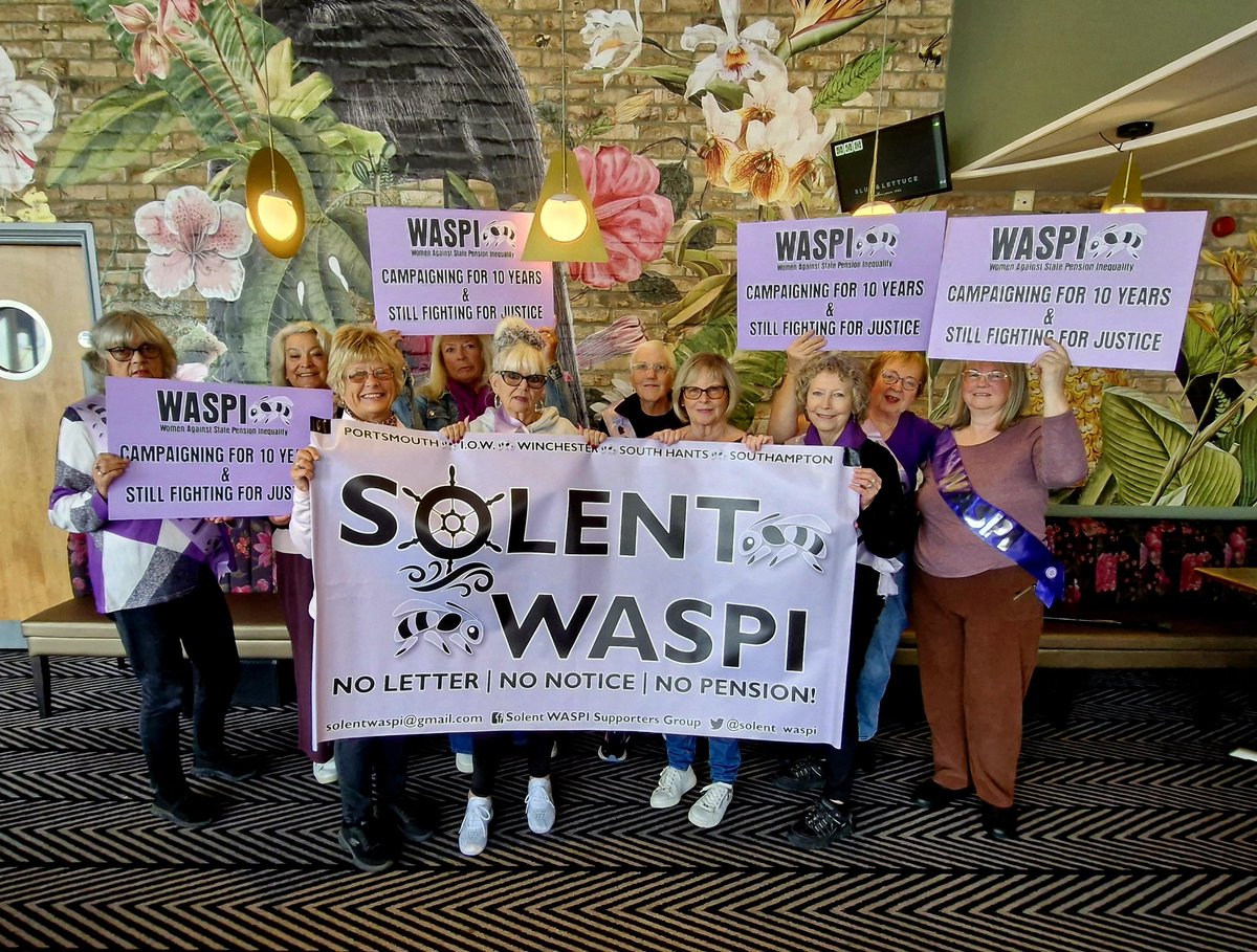 solent_waspi's tweet image. Meet up in #Fareham yesterday marking 10 years of our campaign. It was great to get together & reaffirm our determination to keep going. 10 years in, still here to win 👊 Not giving up. Not giving in. #notgoingaway! @WASPI_Campaign #WASPI #Portsmouth #Southampton #IsleofWight