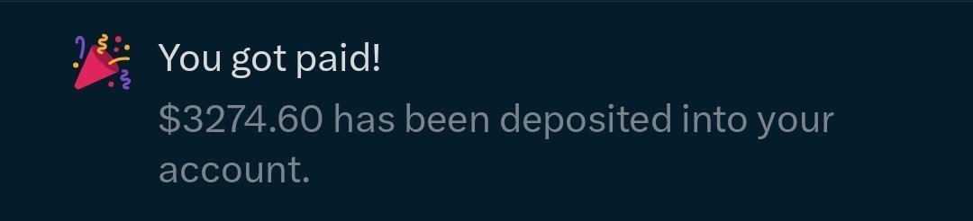 Just got paid on X,

Giving it away

Follow, like RT.