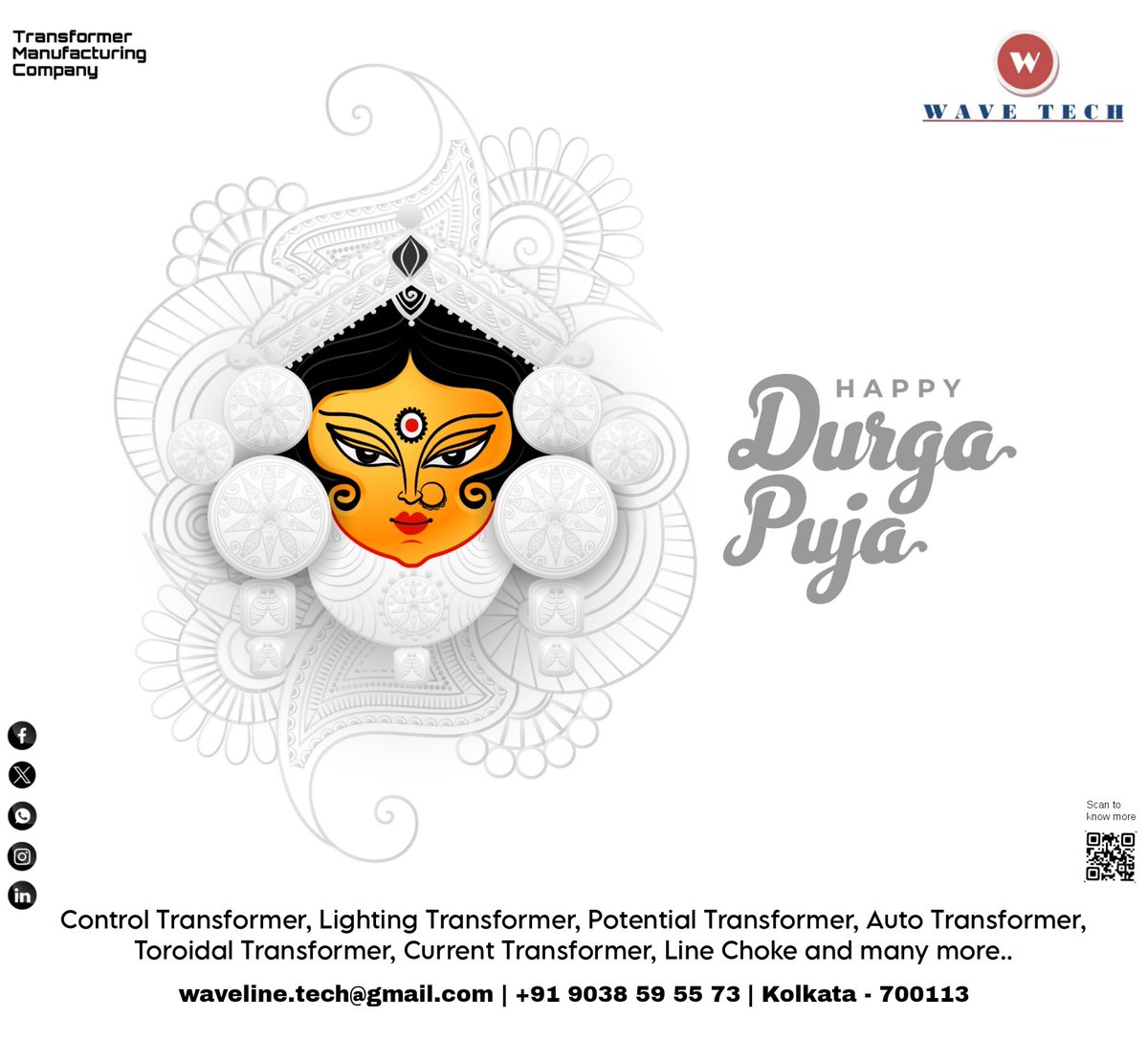 wave_tech2000's tweet image. May Maa Durga always shower happiness, peace, love and positivity in your life.
@wave_tech2000 wishing you and your family a joyous Durga Puja!
.
.
For more info contact us : 090385 95573 
Or mail us to : waveline.tech@gmail.com 
#DurgaPuja2025 #maadurga #navaratri2025 #wavetech