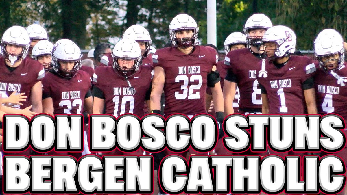 The 82nd edition of New Jersey's greatest rivalry lived up to the hype and then some. Don Bosco Prep protected their home turf by taking out a consensus Top-15 team in America.

Watch the FULL highlights + reaction NOW ⬇️

📽️: jerseysportszone.com/watch-friday-9…

<a href="/DBP_Football/">Bosco Football</a> |