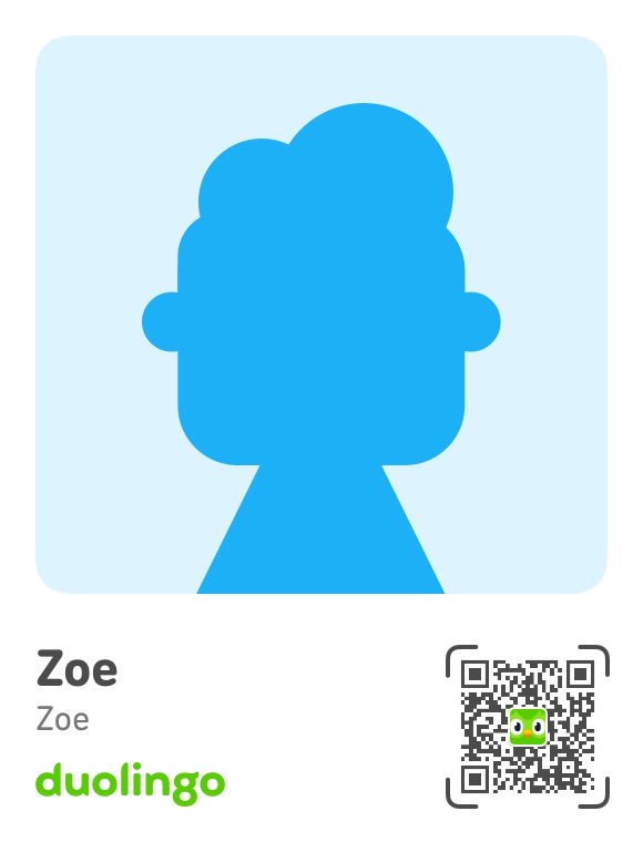 ¡Ve el progreso de Zoe en Duolingo, la forma más divertida y efectiva de aprender idiomas! duolingo.com
