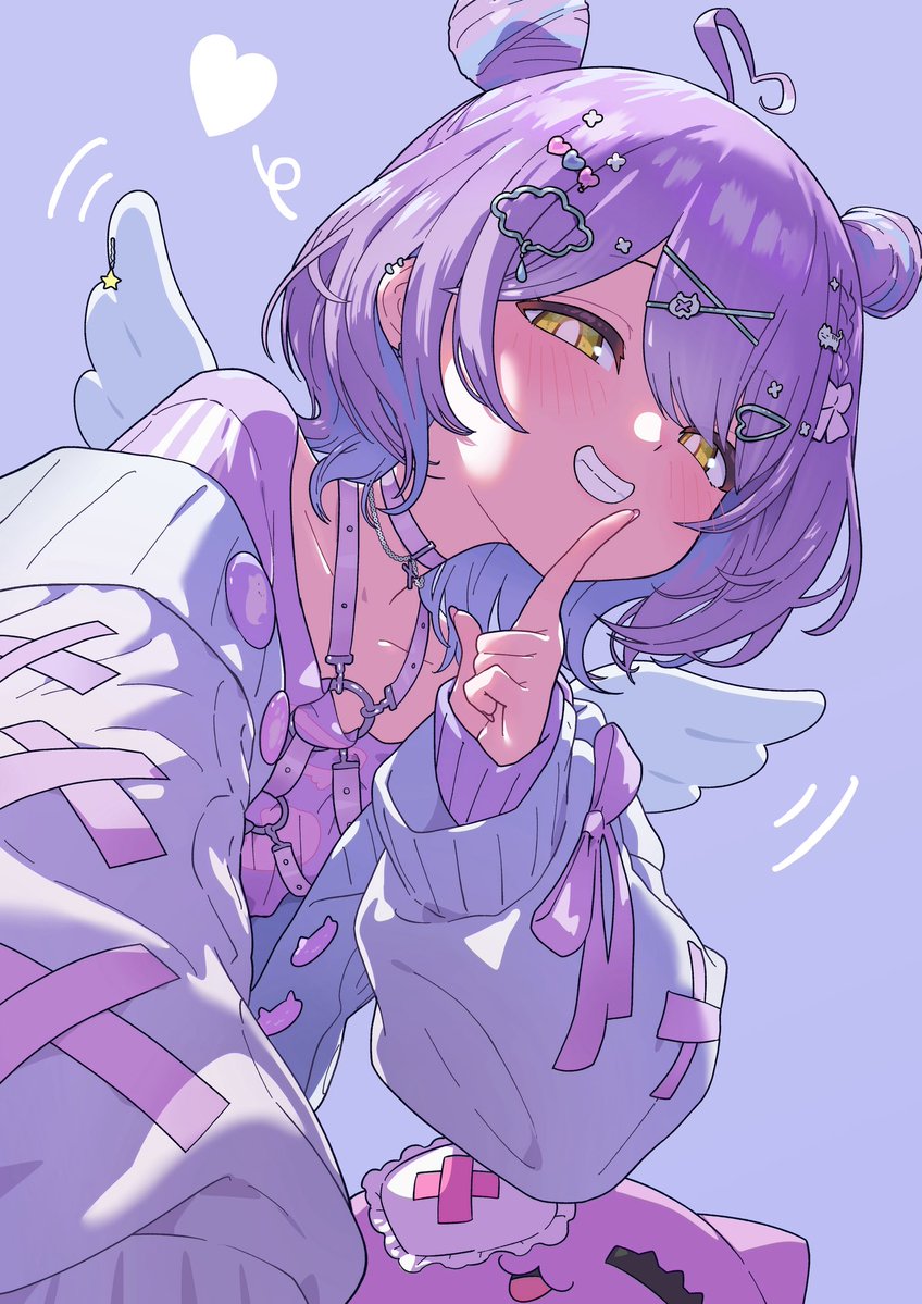 niboshidrip's tweet image. 完成遅れちゃった！
お誕生日おめでとうございます！
 #紫宮るな4周年 #るなぱれっと