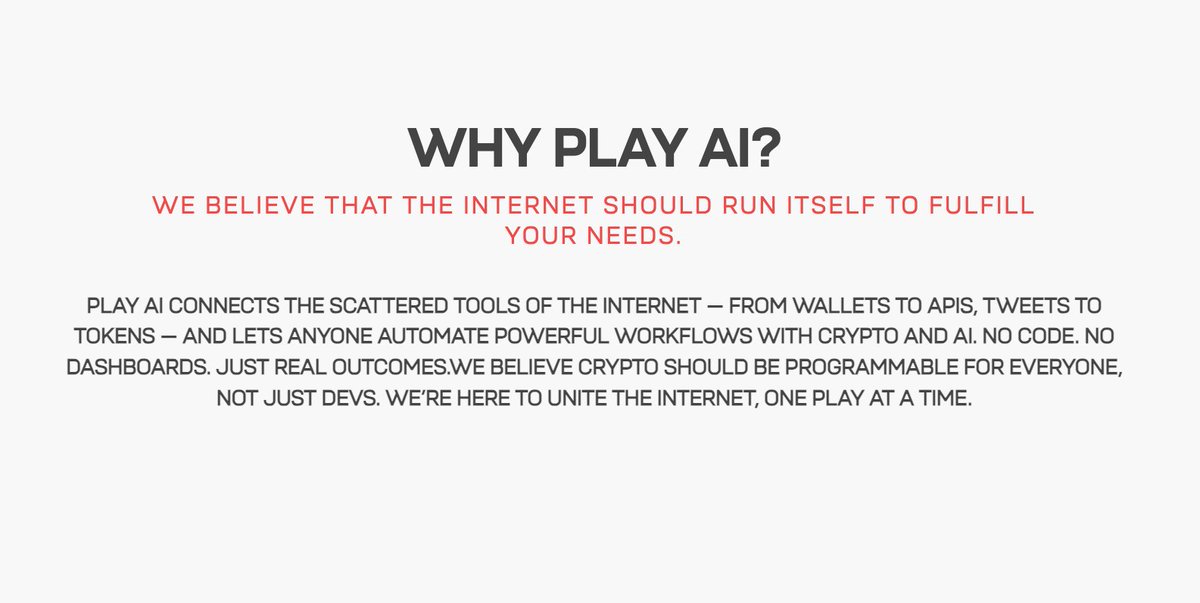 say no to the AI slop stream hijacking your brain

switch to Play AI. automate the work, while you touch grass